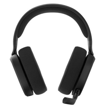 Fractal Design Scape (Dark) Gaming Headset, Wireless-Btooth-USB, Custom-Tuned Drivers, EQ Presets, 40 Hours Battery, Charging Stand, Ambient Lighting