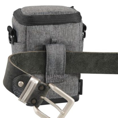 Hama Terra 90 Camera Case, Belt Loop, Shoulder Strap, Grey, 8 x 7.5 x 13 cm Compartment