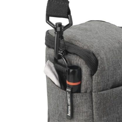 Hama Terra 90 Camera Case, Belt Loop, Shoulder Strap, Grey, 8 x 7.5 x 13 cm Compartment