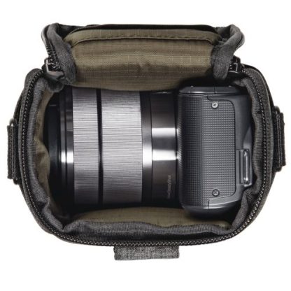 Hama Terra 90 Camera Case, Belt Loop, Shoulder Strap, Grey, 8 x 7.5 x 13 cm Compartment