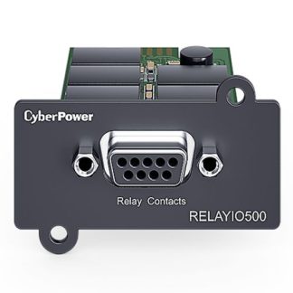 CyberPower RELAYIO500 Relay Control Card, Dry Contact Relay Card for RMCARD Slot, Serial DB9 Port, UPS Status Monitoring