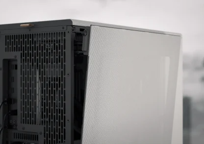 Fractal Design North XL RC Charcoal Black TG Dark Case w Dark Glass Window, ATX, 3 PWM Fans, USB-C, Walnut Front, Reverse Connector Asus BTF Compatible CAA-FRNORXLRCDTG