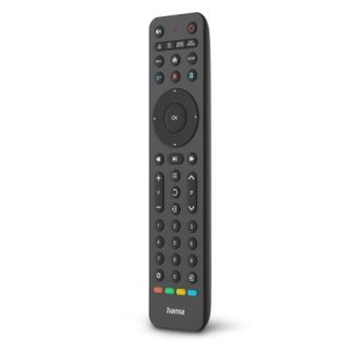 Hama Universal IR Remote Control for Over 1,000 Devices, Control 8 Devices, App Buttons, 10m Range