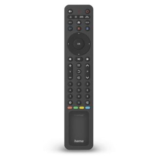 Hama Solar Powered Universal IR Remote Control for Over 1,000 Devices, Control 8 Devices, App Buttons, 10m Range