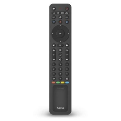 Hama Solar Powered Universal IR Remote Control for Over 1,000 Devices, Control 8 Devices, App Buttons, 10m Range