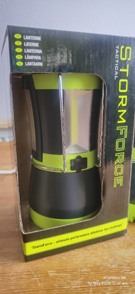 Summit Storm Force 8W Cob LED Tactical Lantern Rechargeable Camping 300 Lumes