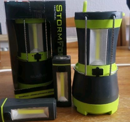 Summit Storm Force 8W Cob LED Tactical Lantern Rechargeable Camping 300 Lumes
