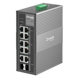 TP-LINK (IES210GPP) Omada 10-Port Gigabit Industrial Easy Managed Switch with 6-Port PoE+ and 2-Port PoE++, 2x Combo RJ45 SFP, IP40 Aluminium Casing