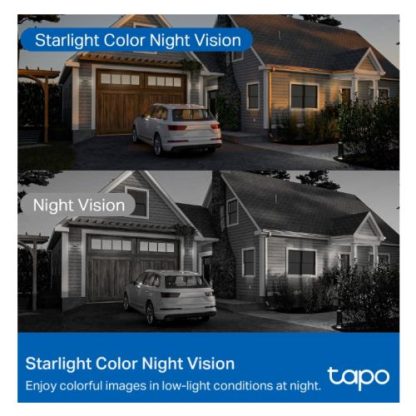 TP-LINK (TAPO C530WS) Outdoor Pan Tilt 3K 5MP Security Wi-Fi Camera, 360°, Colour Night Vision, Smart AI Detection, Sound & Light Alarm, 2-Way Audio