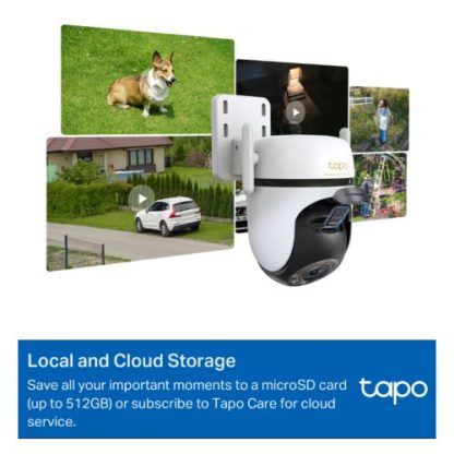 TP-LINK (TAPO C530WS) Outdoor Pan Tilt 3K 5MP Security Wi-Fi Camera, 360°, Colour Night Vision, Smart AI Detection, Sound & Light Alarm, 2-Way Audio