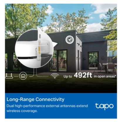 TP-LINK (TAPO C530WS) Outdoor Pan Tilt 3K 5MP Security Wi-Fi Camera, 360°, Colour Night Vision, Smart AI Detection, Sound & Light Alarm, 2-Way Audio