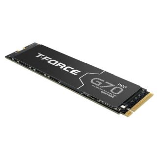 Team 1TB T-Force G70 Pro M.2 NVMe Gen4 SSD, M.2 2280, PCIe4, 3D NAND, RW 7400-5500 MBs, Graphene Heatsink