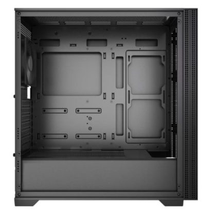 Vida Stealth Silent ATX Case, Matte Finish, Internal Sound Dampening, 1x PWM Fan, Dual 360mm Radiator Support, USB-C, Black