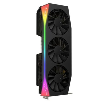 XFX Mercury RX9070 XT OC Gaming Edition with RGB, PCIe5, 16GB DDR6, HDMI, 3 DP, 3100MHz Clock, Overclocked