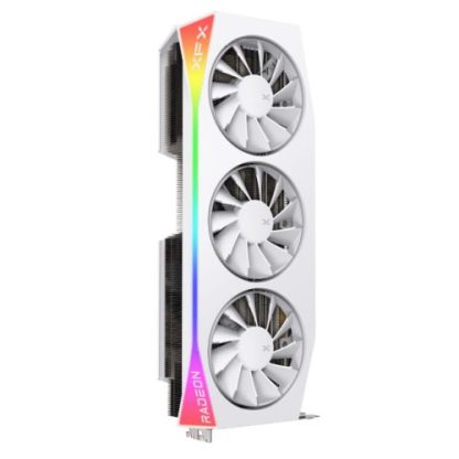 XFX Mercury RX9070 XT OC White Magnetic Air Edition with RGB, PCIe5, 16GB DDR6, HDMI, 3 DP, 3100MHz Clock, Overclocked