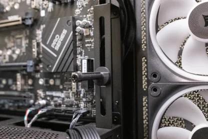 Corsair FRAME 4000D RS Modular Gaming Case w Glass Side, E-ATX, 3x PWM Fans, InfiniRail Fan Mounting, USB-C, Asus BTF Compatible, Black CAA-COR4000DFRAMERS