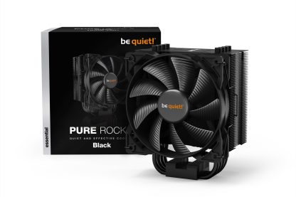 Be Quiet! BK007 Pure Rock 2 Black Heatsink & Fan, Intel & AMD Sockets, 12cm PWM Fan, 150W TDP