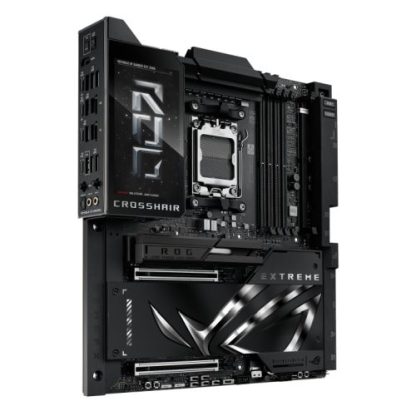 Asus ROG CROSSHAIR X870E EXTREME, AMD X870E, AM5, EATX, 4 DDR5, HDMI, 2 USB4, Wi-Fi 7, 10G & 5G LAN, 5″ Colour LCD, 5x M.2