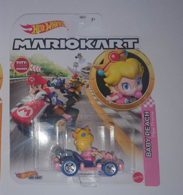 Hot wheels Baby Peach Pipe Frame Super Mario