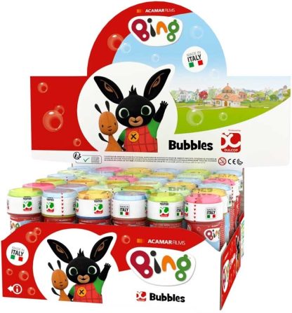 Box of 36 Bing Bubble Tubs