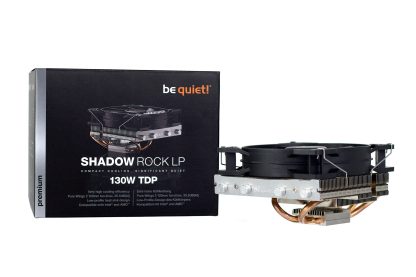 Be Quiet! BK002 Shadow Rock LP Heatsink & Fan, Intel & AMD Sockets, Pure Wings 2 Fan, Low Profile, 130W TDP
