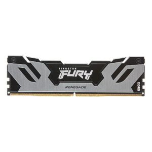 Kingston Fury Renegade 32GB Kit (2 x 16GB), DDR5, 6400MHz, CL32, 1.4V, ECC, XMP 3.0, PMIC, DIMM Memory, Black/Silver