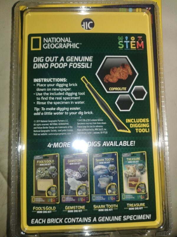 NATIONAL GEOGRAPHIC MINI DIG KIT Shark Tooth