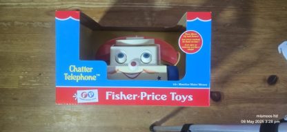 FISHER PRICE, CLASSIC, CHATTER PHONE, 1961, NEW