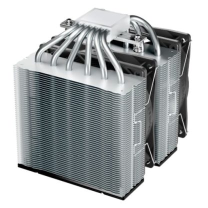 Be Quiet! BK041 Pure Rock Pro 3 Silver Heatsink & Fan, Intel & AMD Sockets, 2x Pure Wings 3 Fans, 6 High-Performance Heatpipes, 250W TDP