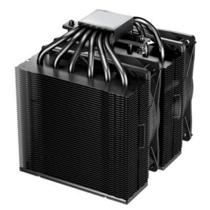 Be Quiet! BK042 Pure Rock Pro 3 Black Heatsink & Fan, Intel & AMD Sockets, 2x Pure Wings 3 Fans, 6 High-Performance Heatpipes, 250W TDP