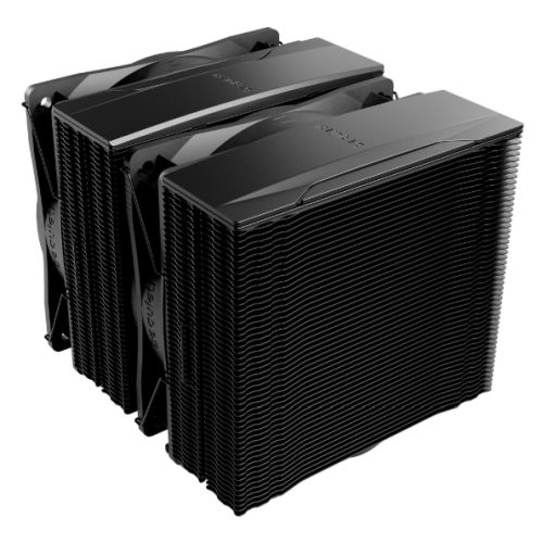 Be Quiet! BK043 Pure Rock Pro 3 LX Black ARGB Heatsink & Fan, Intel & AMD Sockets, 2x Light Wings LX ARGB Fans, 6 High-Performance Heatpipes, 250W TDP