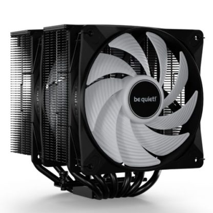 Be Quiet! BK043 Pure Rock Pro 3 LX Black ARGB Heatsink & Fan, Intel & AMD Sockets, 2x Light Wings LX ARGB Fans, 6 High-Performance Heatpipes, 250W TDP