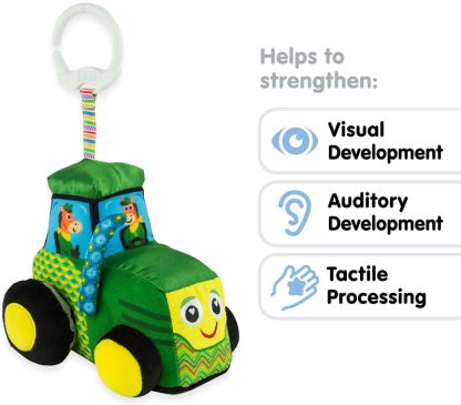 Lamaze Clip and Go John Deere Tractor