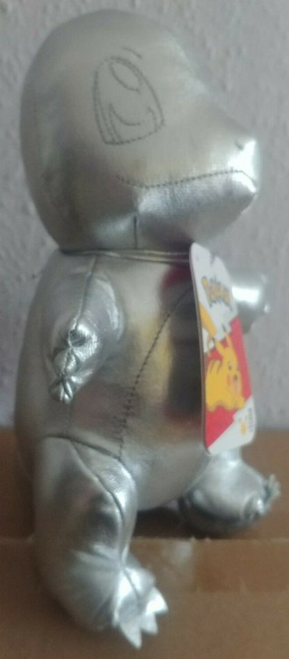 POKEMON, 25TH CELEBRATION, 8 INCH, SILVER PLUSH, SCORBUNNY, GROOKEY, SOBBLE, CHARMANDER, PIKACHU, SQUIRTLE