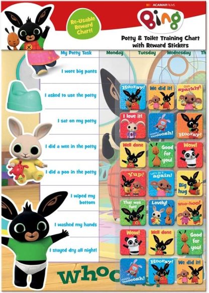 Bing Potty Training Reward Chart