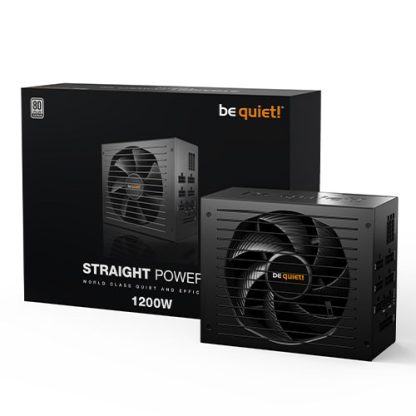 Be Quiet! 1200W Straight Power 12 PSU, Fully Modular, 80+ Platinum, Silent Wings Fan, ATX 3.0, PCIe 5.0