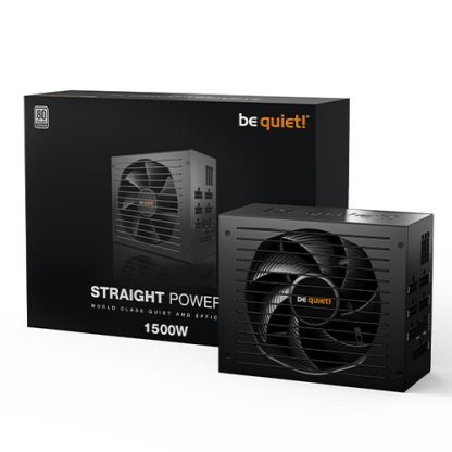 Be Quiet! 1500W Straight Power 12 PSU, Fully Modular, 80+ Platinum, Silent Wings Fan, ATX 3.0, PCIe 5.0