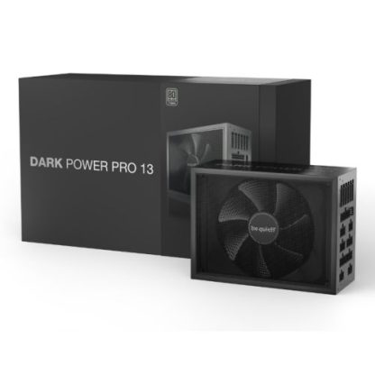 Be Quiet! 1600W Dark Power Pro 13 PSU, Fully Modular, 80+ Titanium, ATX 3.0, PCIe 5.0, Fully Digital Control, Active Rectifier, OC Key