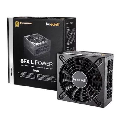 Be Quiet! 600W SFX-L Power PSU, Small Form Factor, Fully Modular, 80+ Gold, Continuous Power, SFX-to-ATX Bracket Included