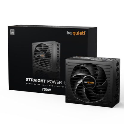 Be Quiet! 750W Straight Power 12 PSU, Fully Modular, 80+ Platinum, Silent Wings Fan, ATX 3.0, PCIe 5.0