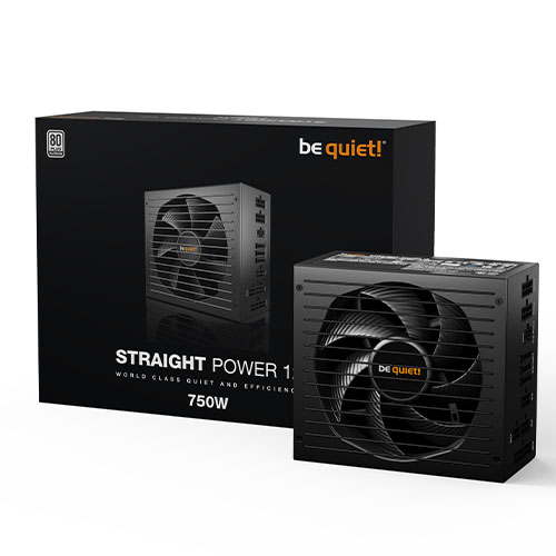 Be Quiet! 750W Straight Power 12 PSU, Fully Modular, 80+ Platinum, Silent Wings Fan, ATX 3.0, PCIe 5.0