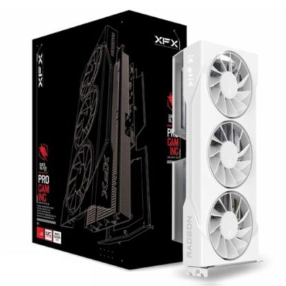 XFX Swift RX9060 XT OC White Triple Fan Gaming Edition 16GB, PCIe5, 16GB DDR6, HDMI, 2 DP, 3320MHz Clock, Overclocked