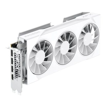 XFX Swift RX9070 OC White Triple 90mm Fan Gaming Edition, PCIe5, 16GB DDR6, HDMI, 3 DP, 2700MHz Clock, Overclocked