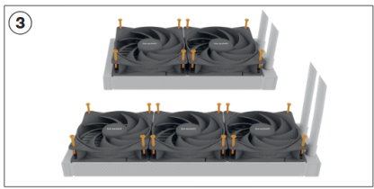 Be Quiet! Light Loop 240mm ARGB Liquid CPU Cooler, 2x Light Wings LX PWM Fans, ARGB Cooling Block, ARGB-PWM-Hub, White