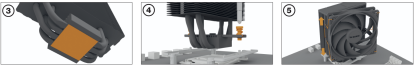 Be Quiet! BK040 Pure Rock 3 LX ARGB Heatsink & Fan, Intel & AMD Sockets, Light Wings LX ARGB Fan, 4 High-Performance Heatpipes, 190W TDP