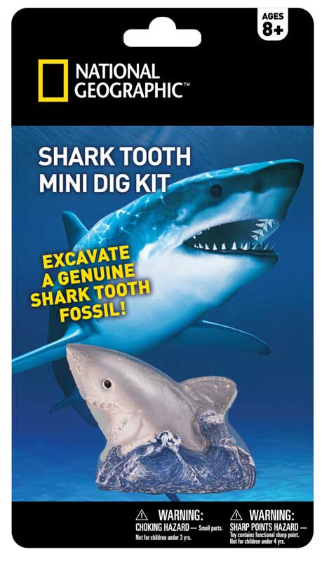 NATIONAL GEOGRAPHIC MINI DIG KIT Shark Tooth