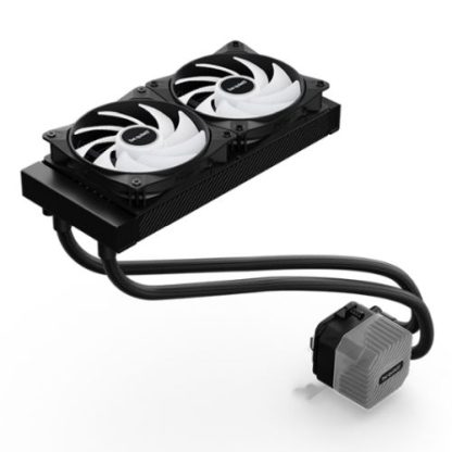 Be Quiet! Light Loop 240mm ARGB Liquid CPU Cooler, 2x Light Wings LX PWM Fans, ARGB Cooling Block, ARGB-PWM-Hub