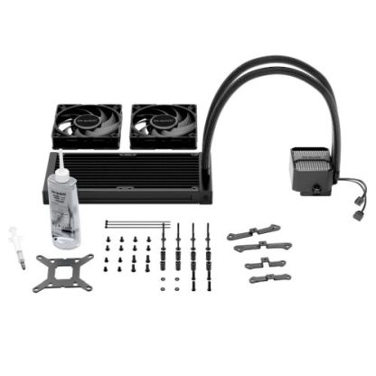 Be Quiet! Silent Loop 3 240mm ARGB Liquid CPU Cooler, 3-Chamber Pump, Large Fin Area, Silent Wings 4 PWM Fans, Black