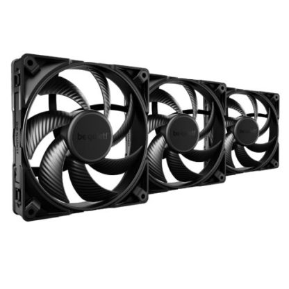 Be Quiet! Silent Loop 3 420mm ARGB Liquid CPU Cooler, 3-Chamber Pump, Large Fin Area, Silent Wings 4 PWM Fans, Black